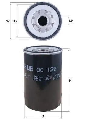 OC129 Mahle Original