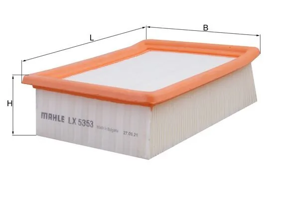 Filtro de ar Mahle Original LX3535 preço, a partir de 8,83 USD