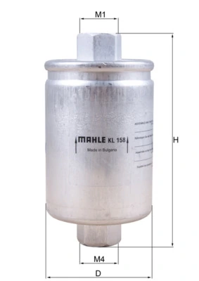 KL158 Mahle Original Filtro de combustível