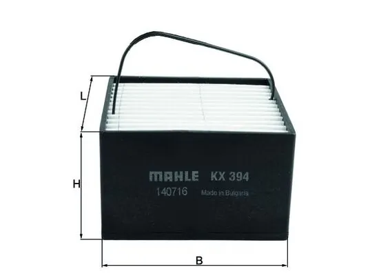 KX394 Mahle Original Filtro de combustível