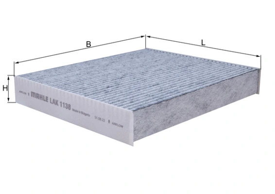 LAK1138 Mahle Original Filtro de salão