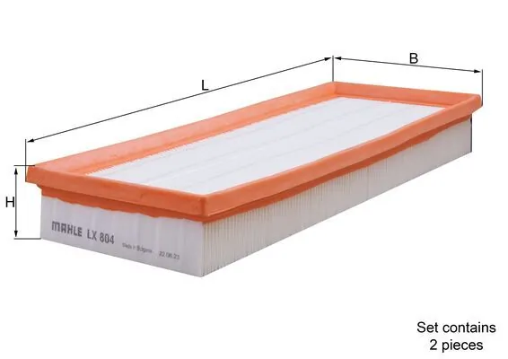 Filtro de ar Mahle Original LX804S preço, a partir de 18,02 USD