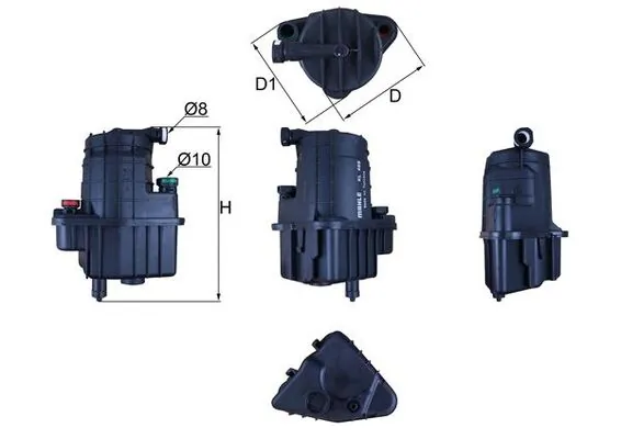 KL469 Mahle Original Filtro de combustível