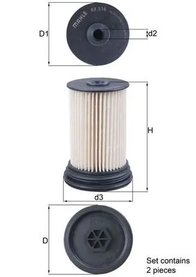 KX516S Mahle Original