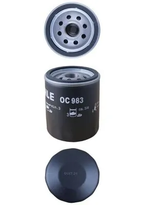 OC983 Mahle Original Filtro de óleo