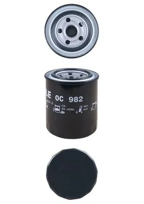 OC982 Mahle Original Filtro de óleo