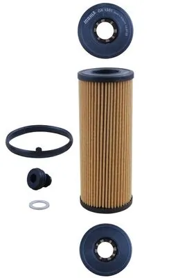 Filtro de óleo Mahle Original OX1351D preço, a partir de 6,57 USD