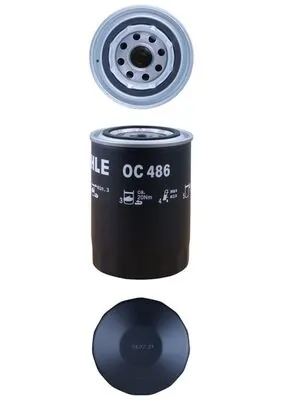 OC486 Mahle Original Filtro de óleo