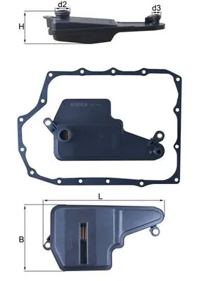 HX193D Mahle Original Filtro da Caixa Automática de Mudança