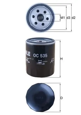 OC535 Mahle Original