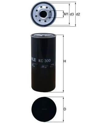 Filtro de combustível Mahle Original KC300 preço, a partir de 29,37 USD