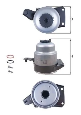 KL829D Mahle Original Filtro de combustível