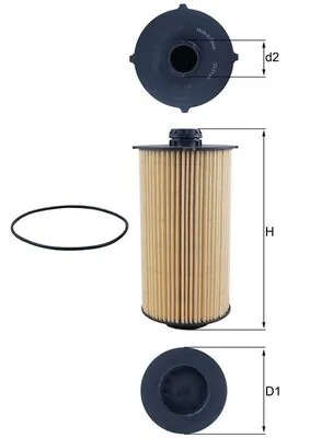 OX1186D Mahle Original
