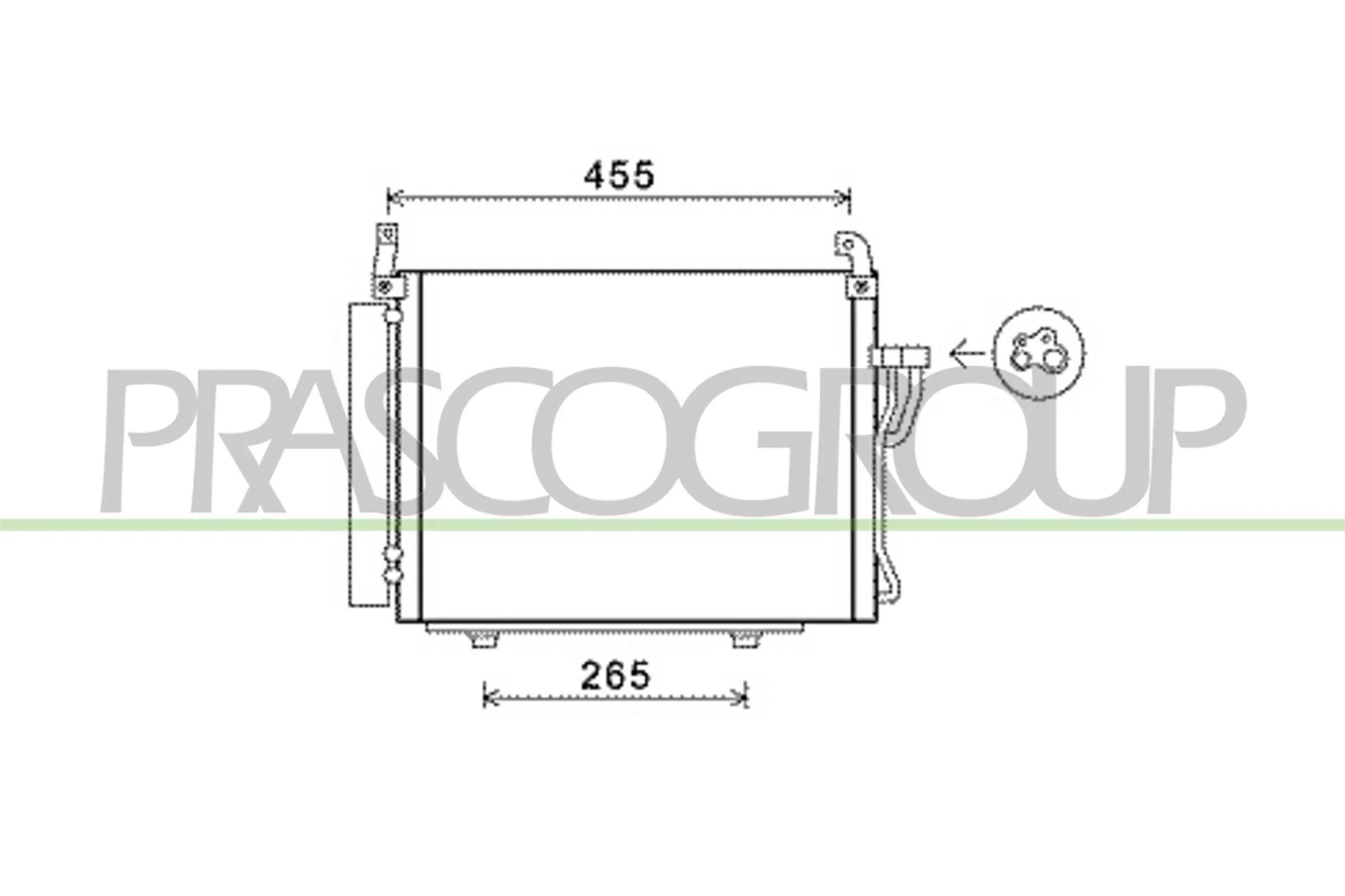 Radiador de aparelho de ar condicionado HCC 976060X000 preço, a partir de 101,12 USD