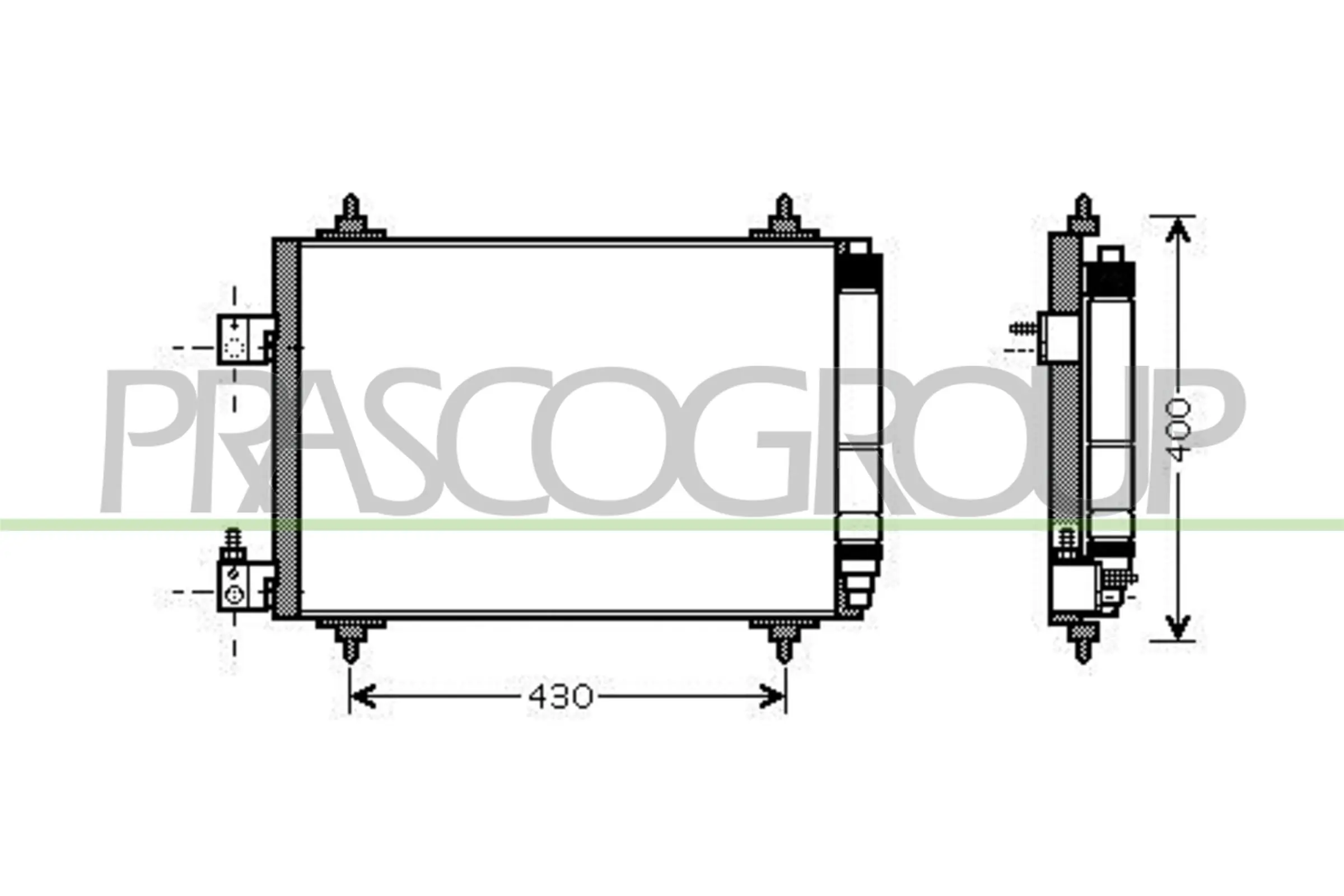 Radiador de aparelho de ar condicionado Magneti Marelli BC638 preço, a partir de 54,27 USD