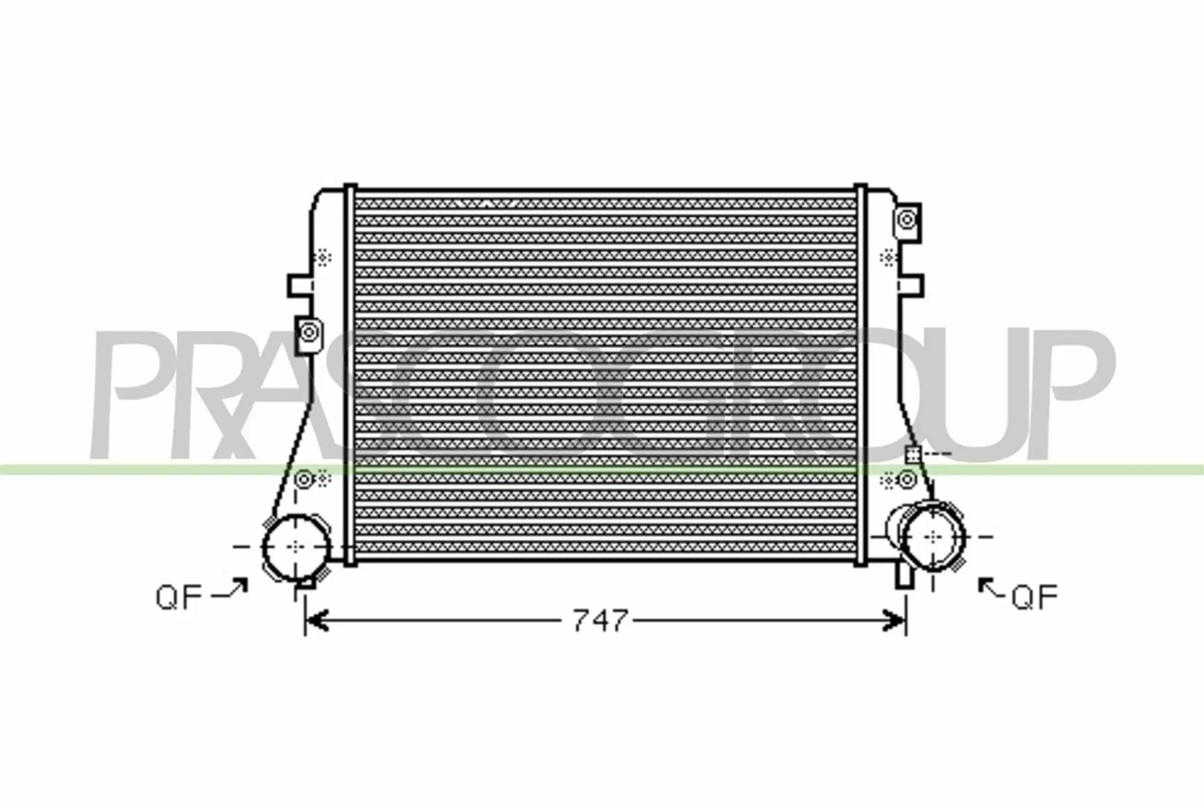 Radiador de intercooler Audi A3  8P1