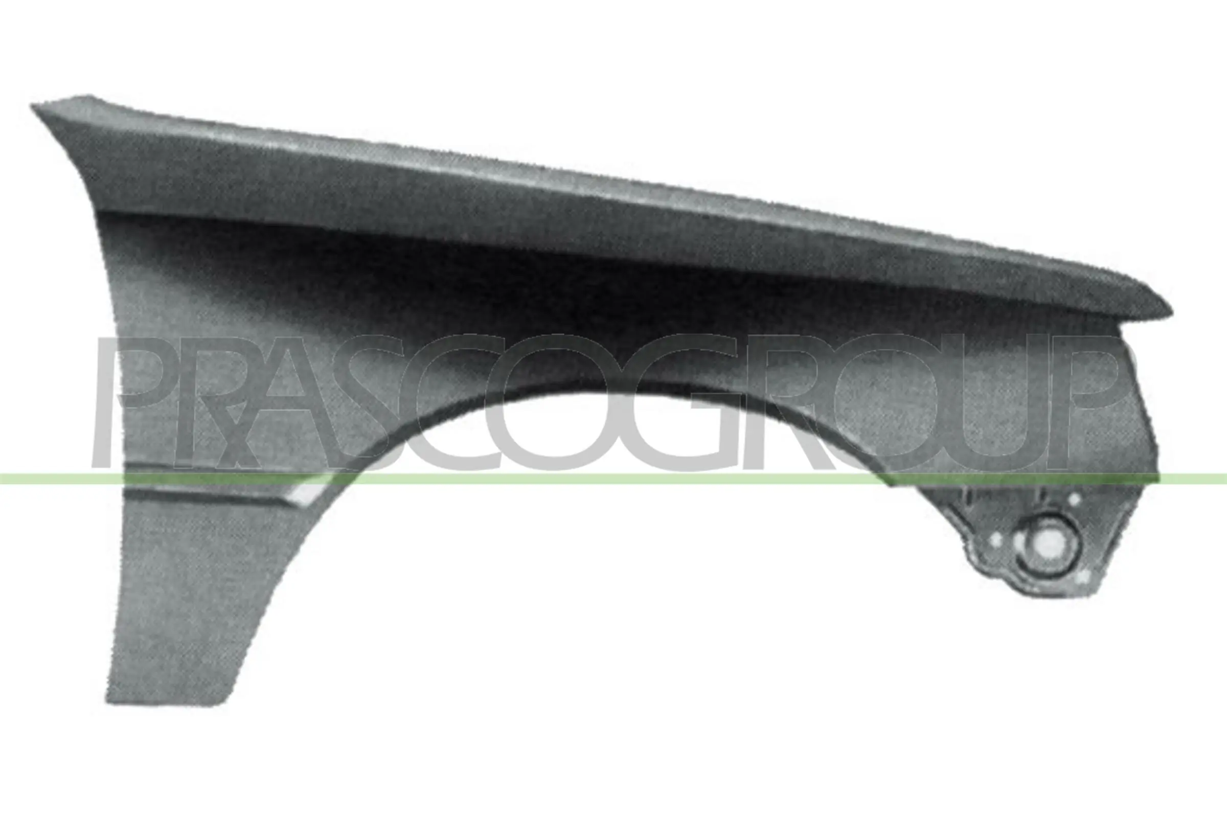 Pára-lama dianteiro direito para Peugeot 205 741A, C