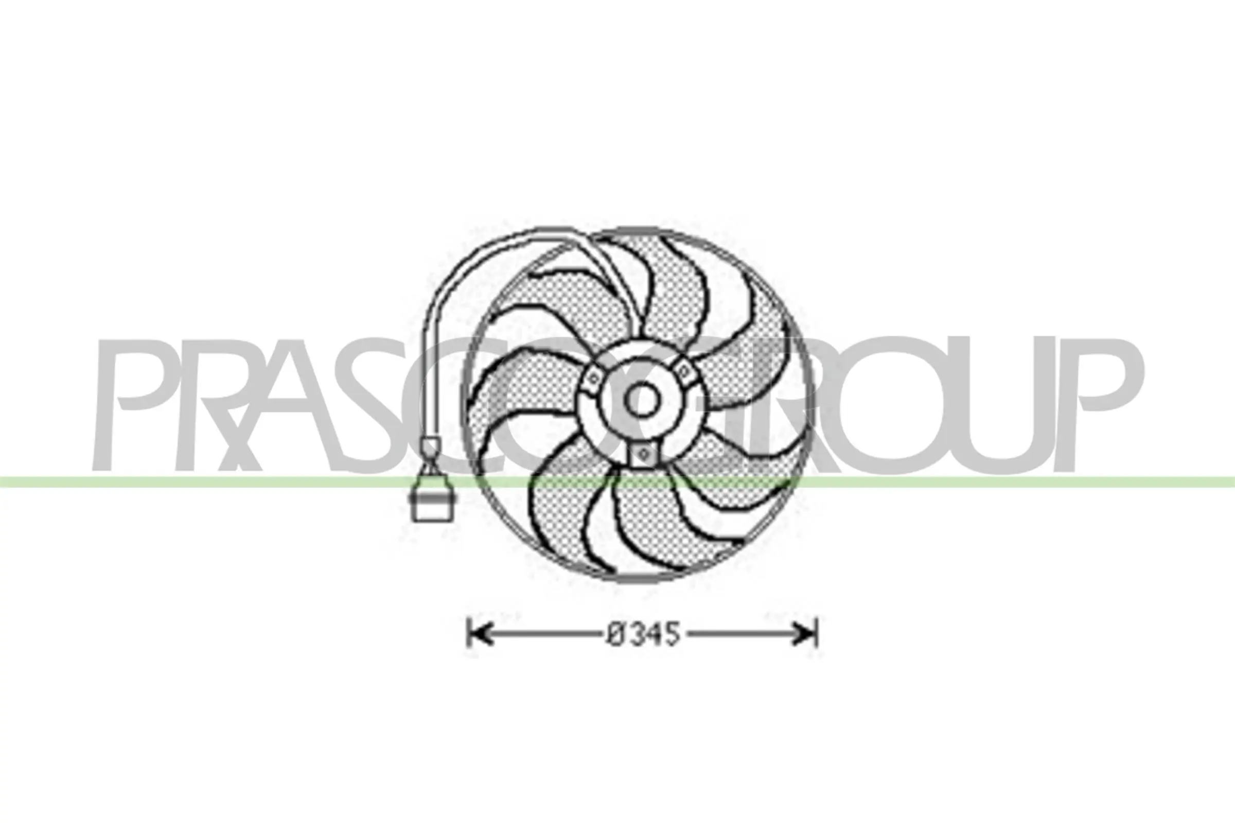 Ventilador elétrico de esfriamento montado (motor + roda de aletas) ERA Benelux 352034 preço, a partir de 68,56 USD
