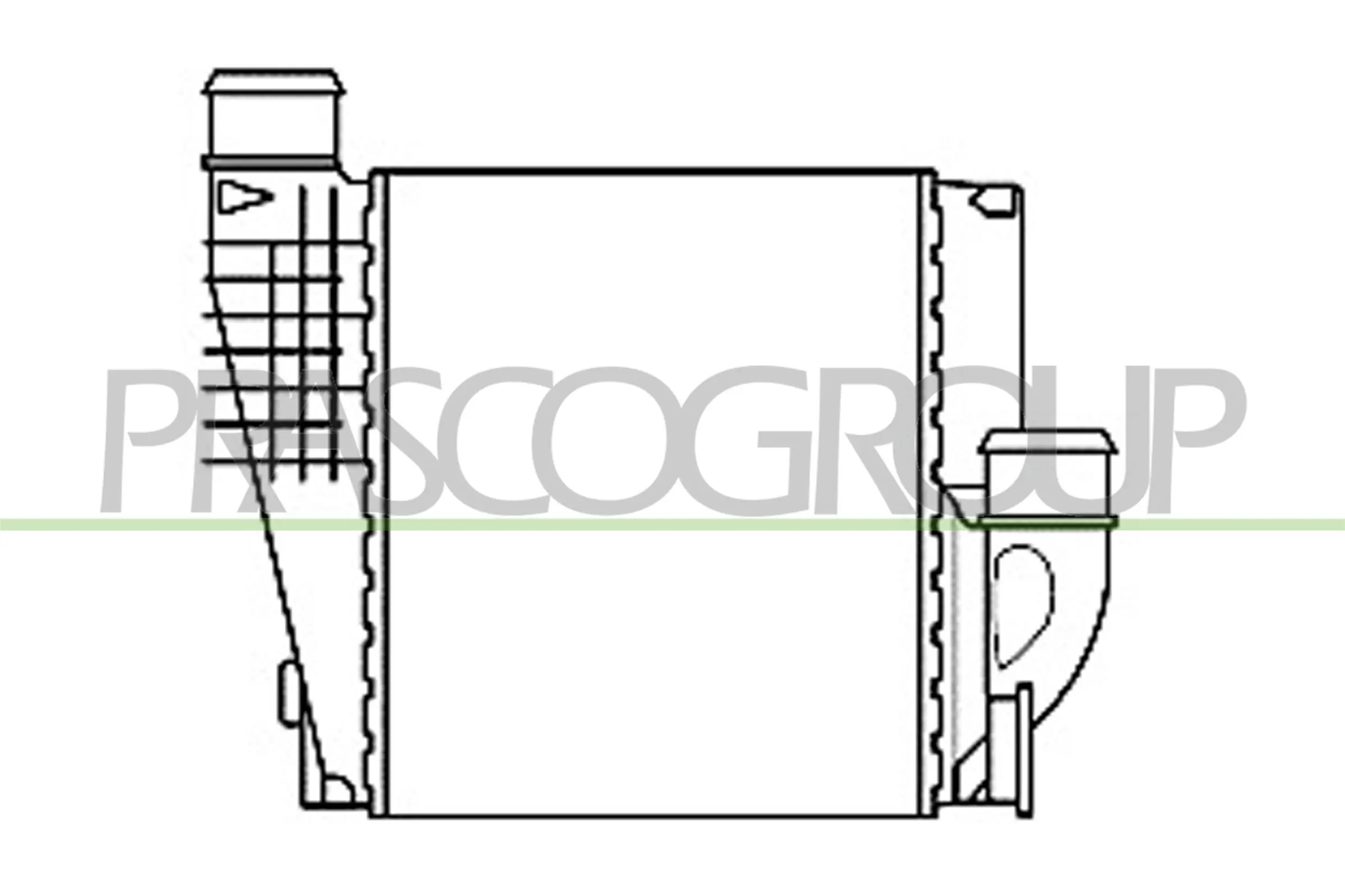  Radiador de intercooler Citroen C4 SPACETOURER monovolume (3D) (2018 - 2026) SPACETOURER