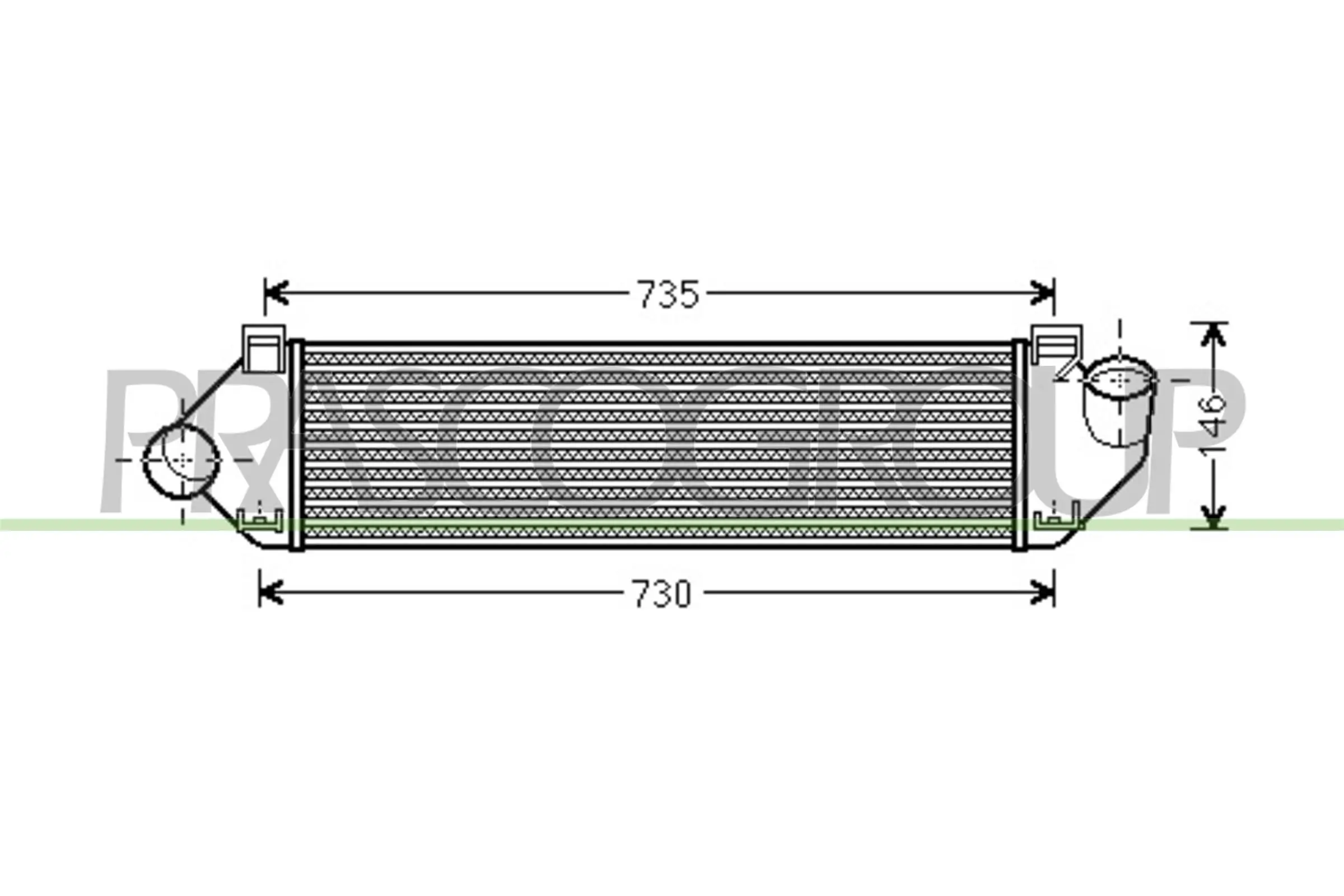 Compre Radiador de intercooler Ford Focus 3
