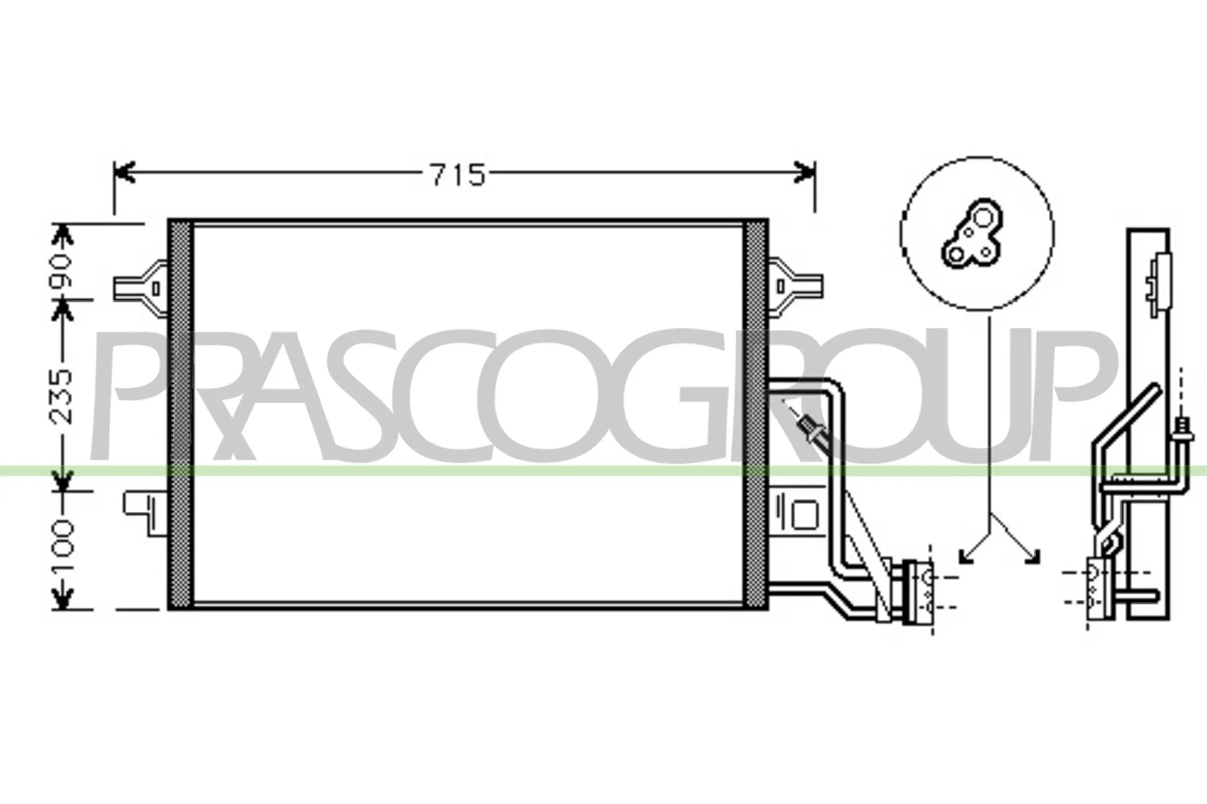 Radiador de aparelho de ar condicionado Frig AIR 8103017 preço, a partir de 89,92 USD