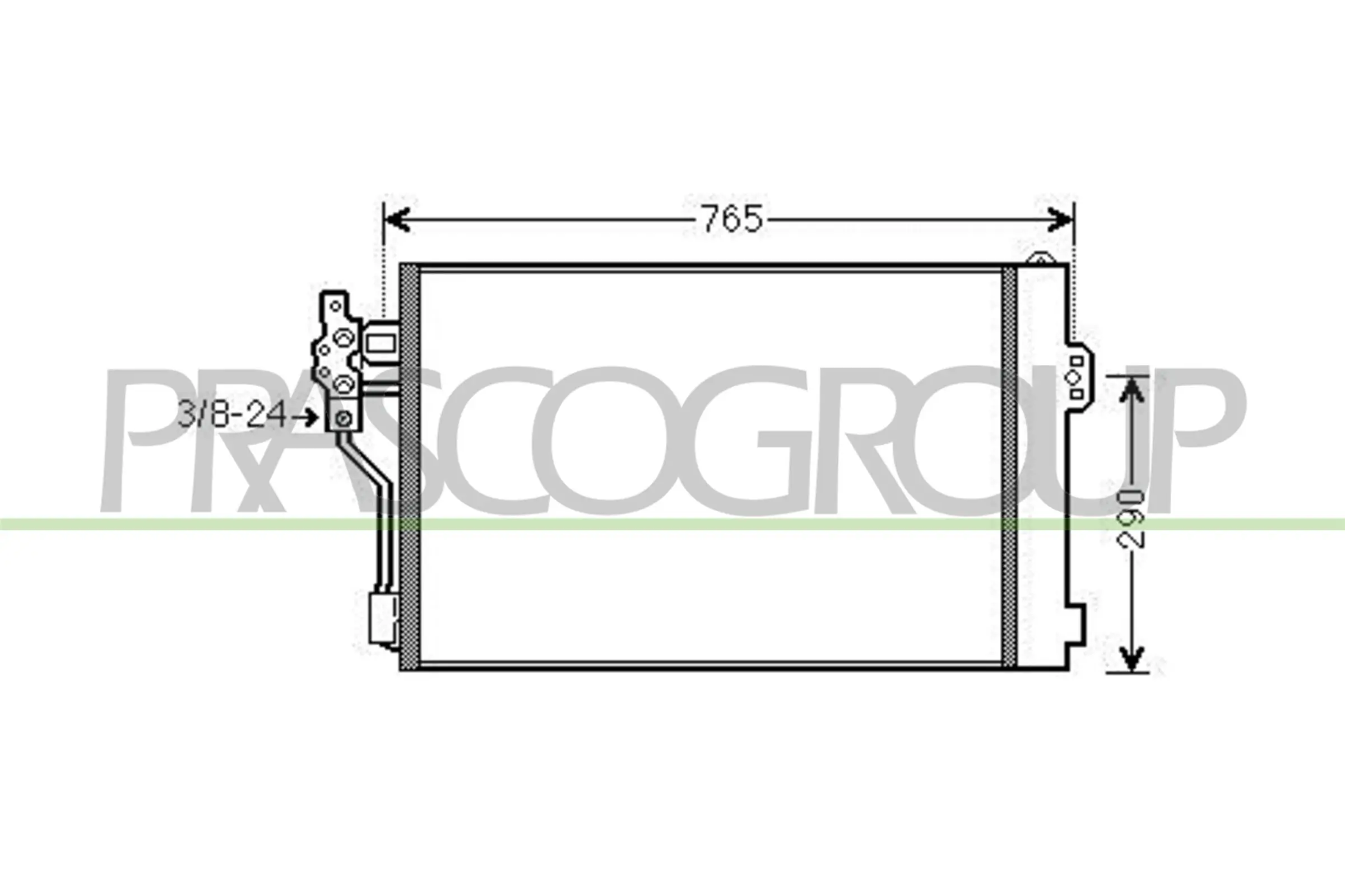 Radiador de aparelho de ar condicionado Jdeus M7170780 preço, a partir de 125,99 USD