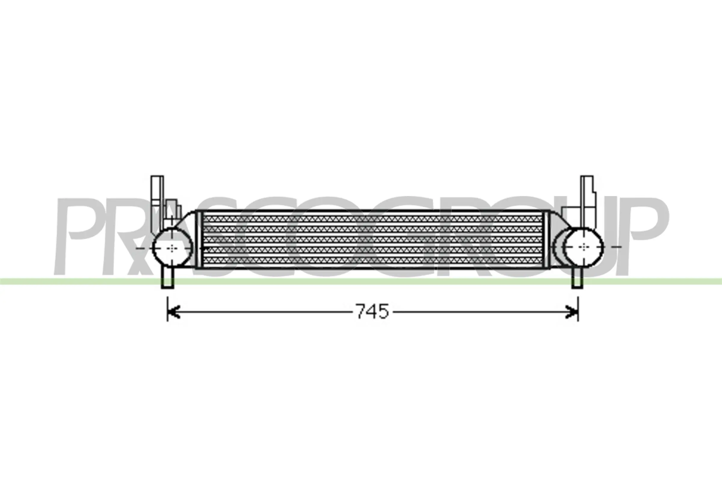 Radiador de intercooler Skoda Fabia II 5J5, 545