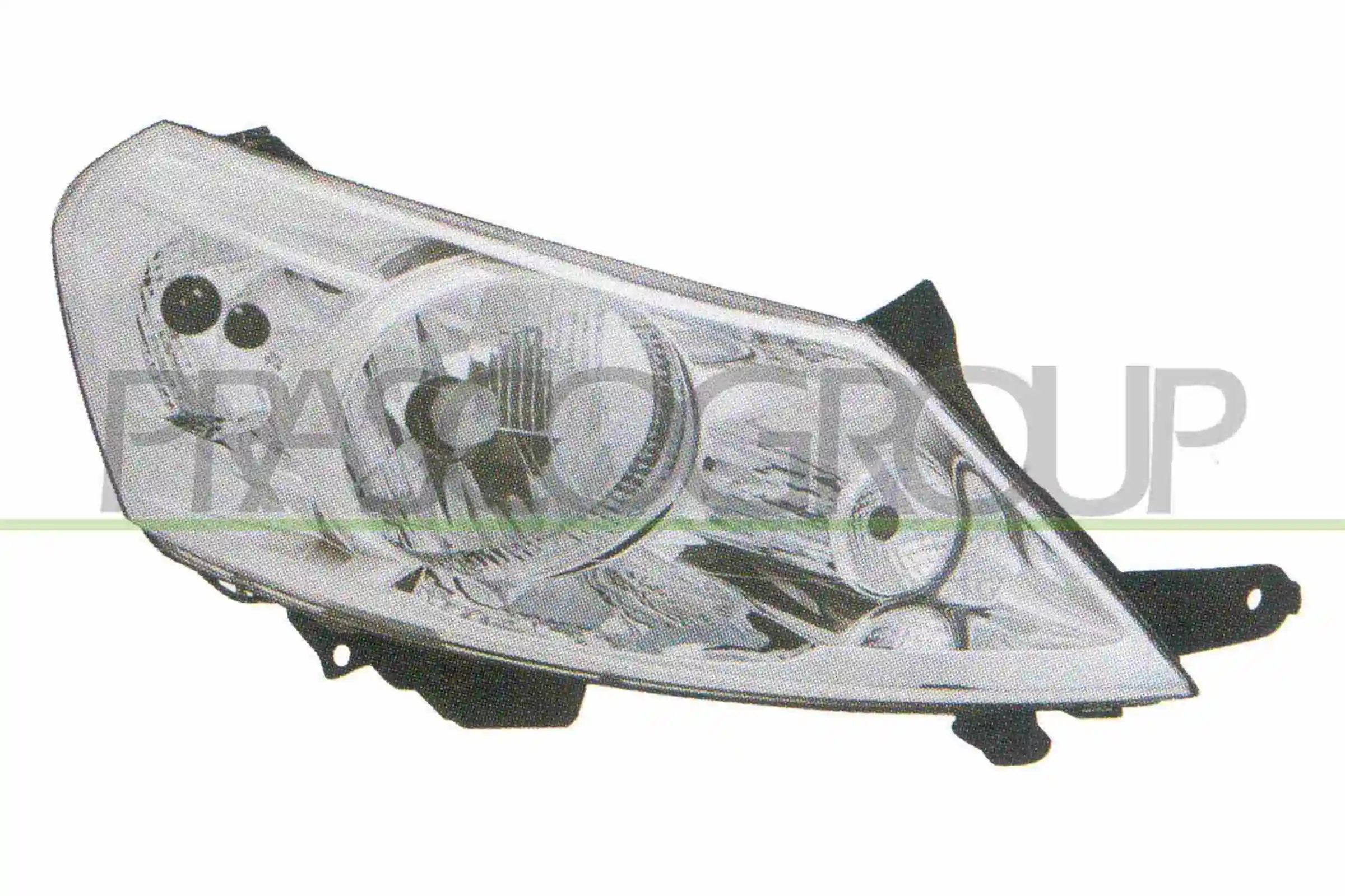 Luz esquerda para Citroen Jumpy II 