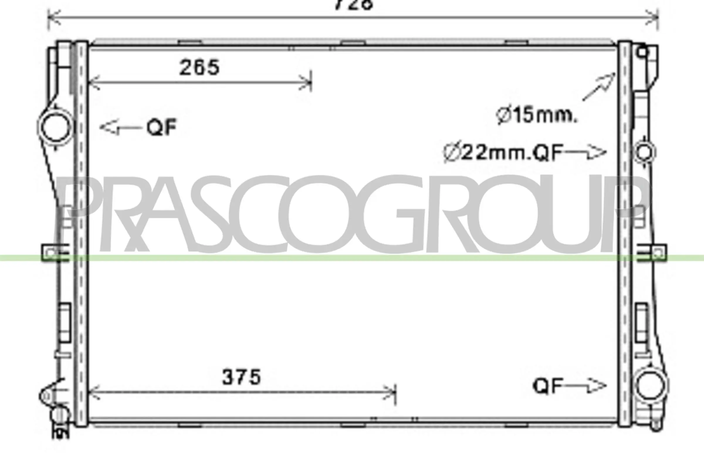 Radiador de esfriamento de motor Mercedes E  W213