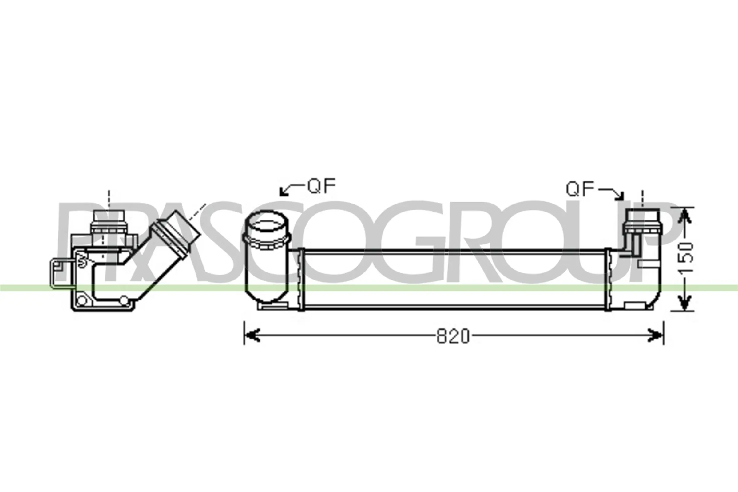 Radiador de intercooler Renault Scenic III JZ0, JZ1