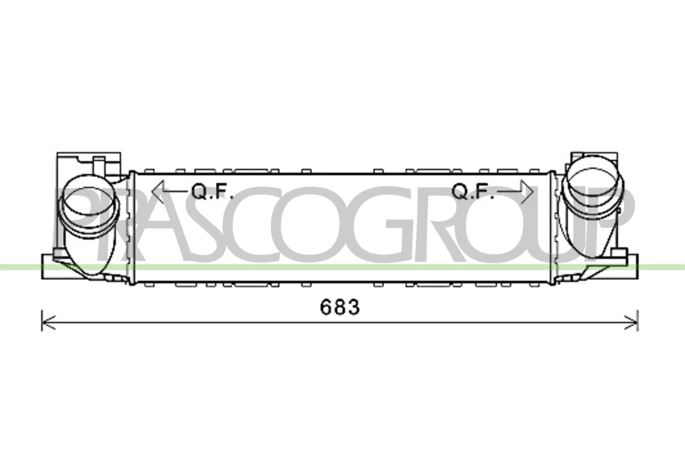  Radiador de intercooler BMW 1 hatchback (F21) (2011 - 2019) 