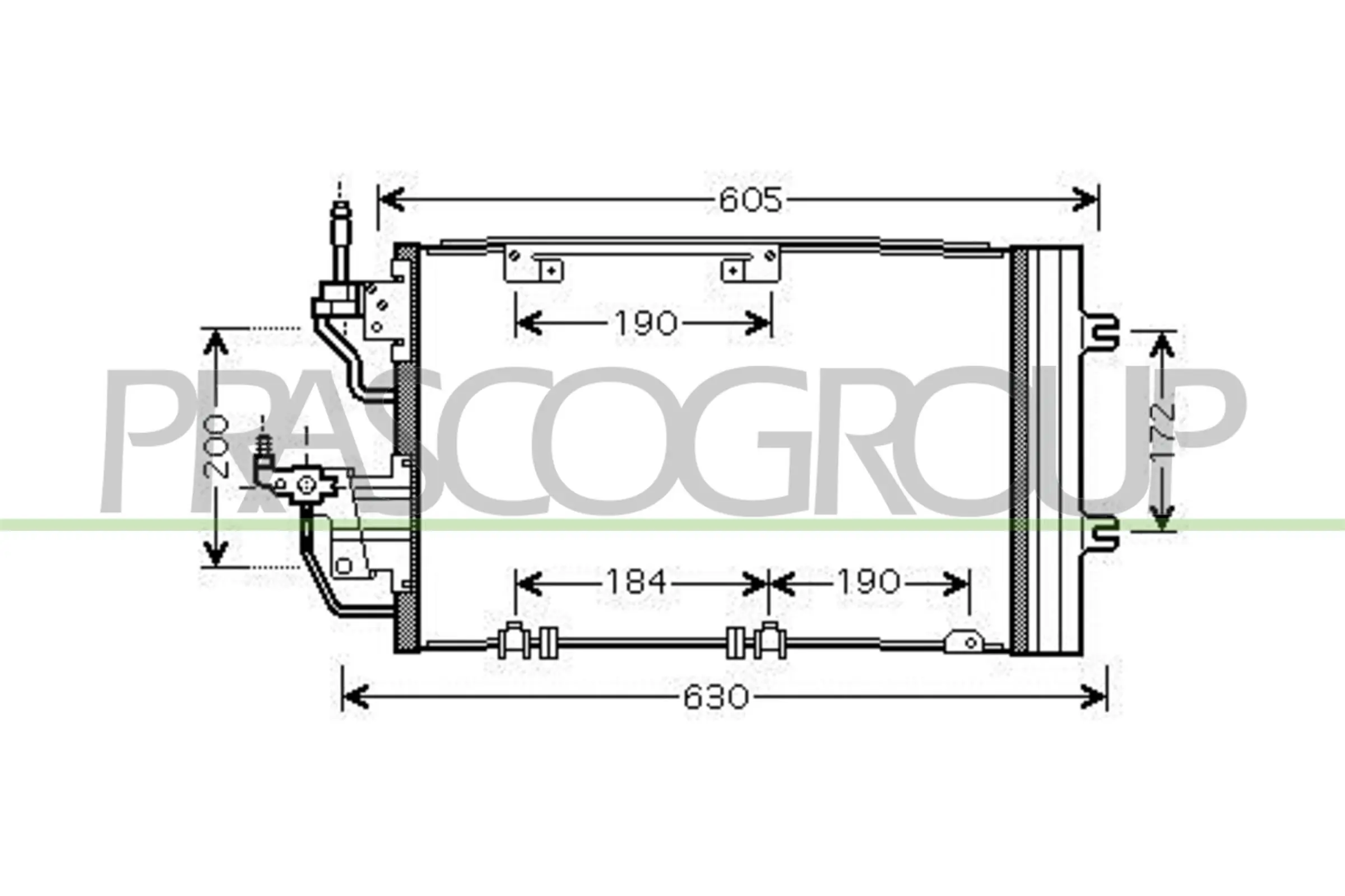Radiador de aparelho de ar condicionado Peugeot/Citroen 1609634380 preço, a partir de 37,83 USD