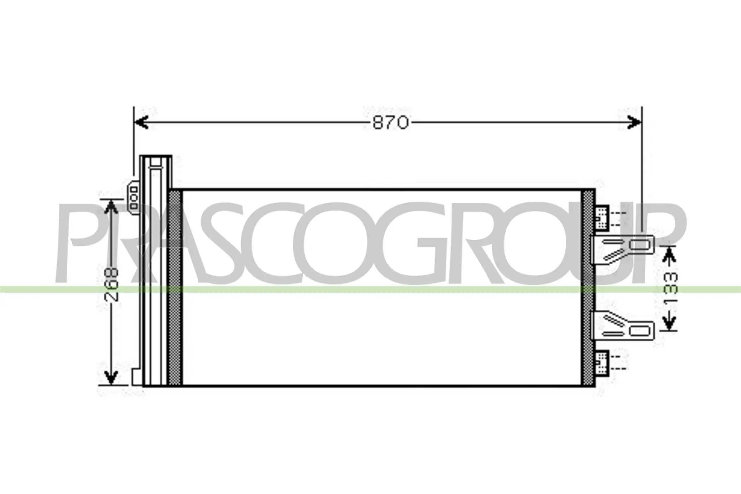 Compre BC623 Magneti Marelli Radiador de aparelho de ar condicionado