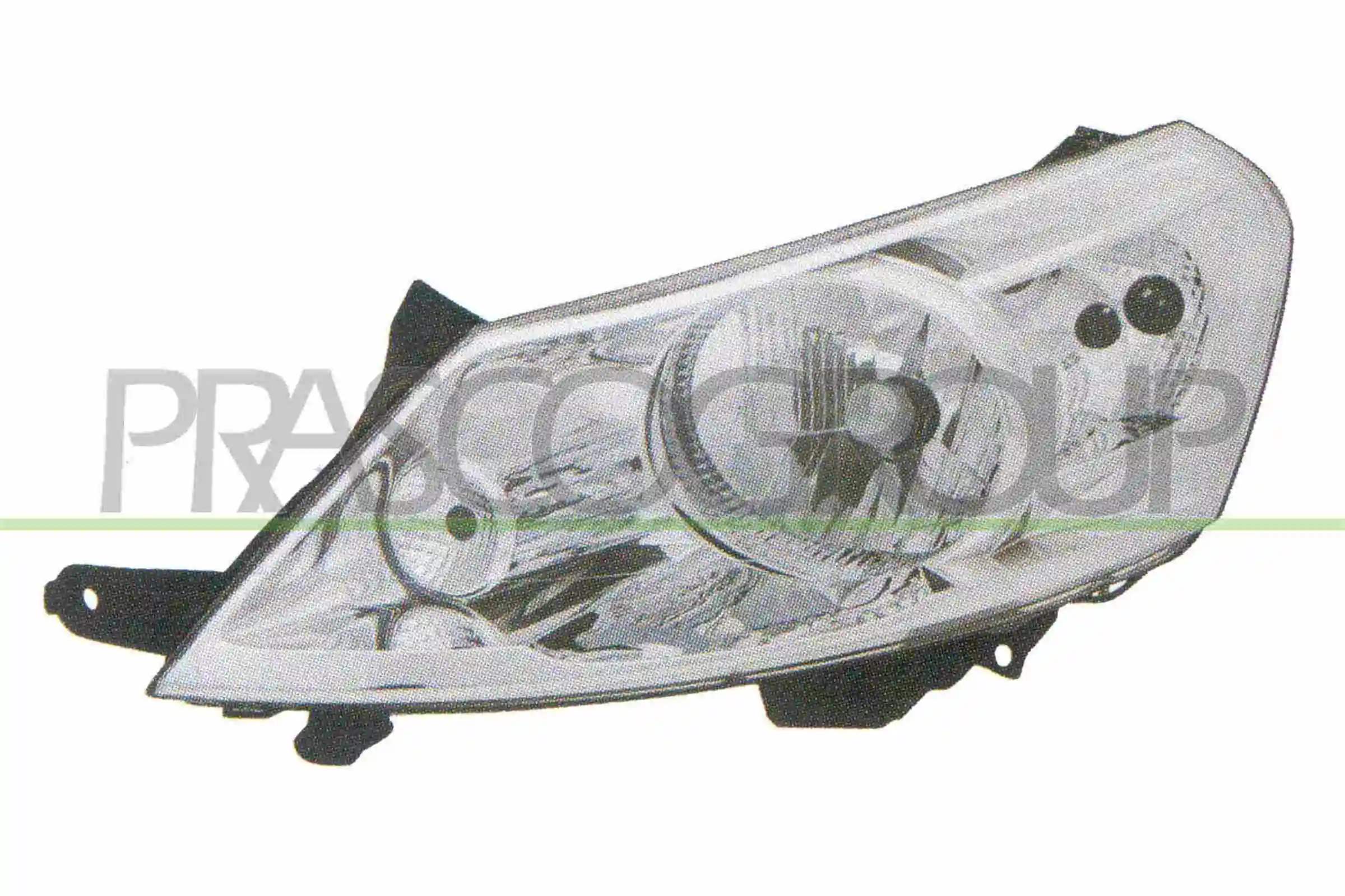 Luz direita para Citroen Jumpy II 