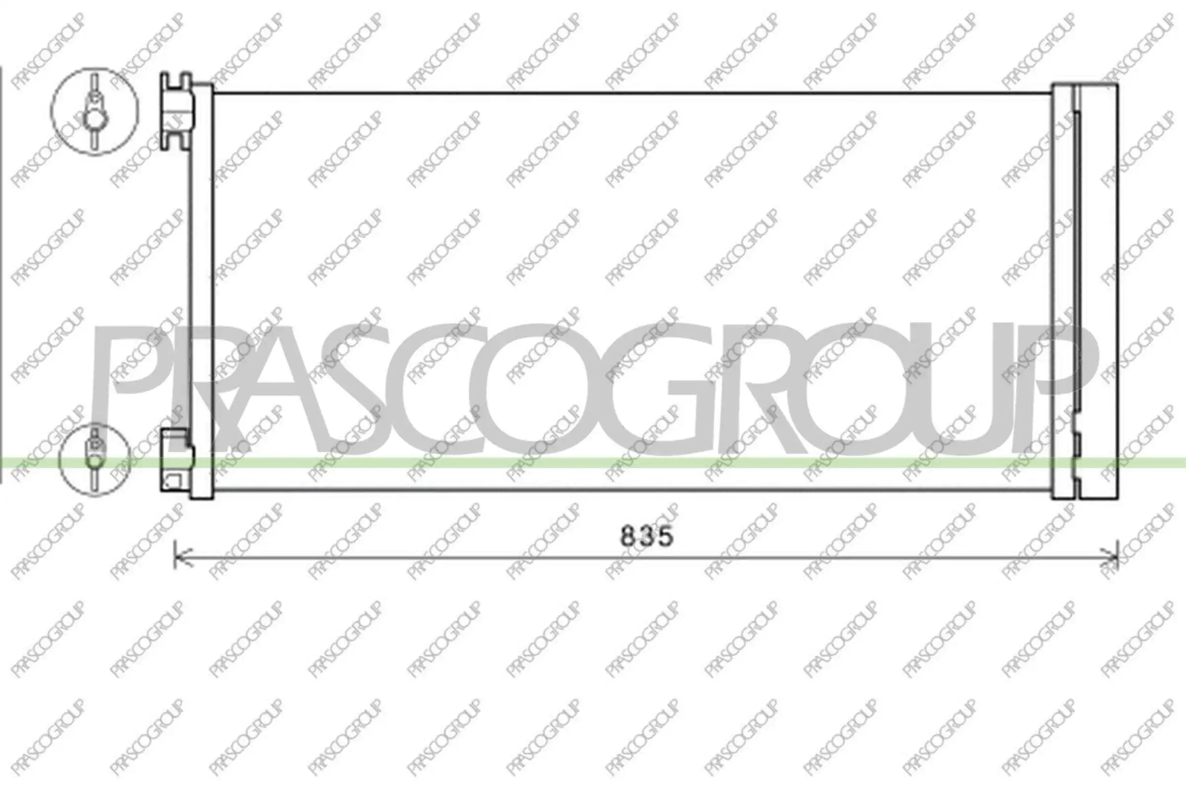 Radiador de aparelho de ar condicionado General Motors 93868376 preço, a partir de 132,13 USD