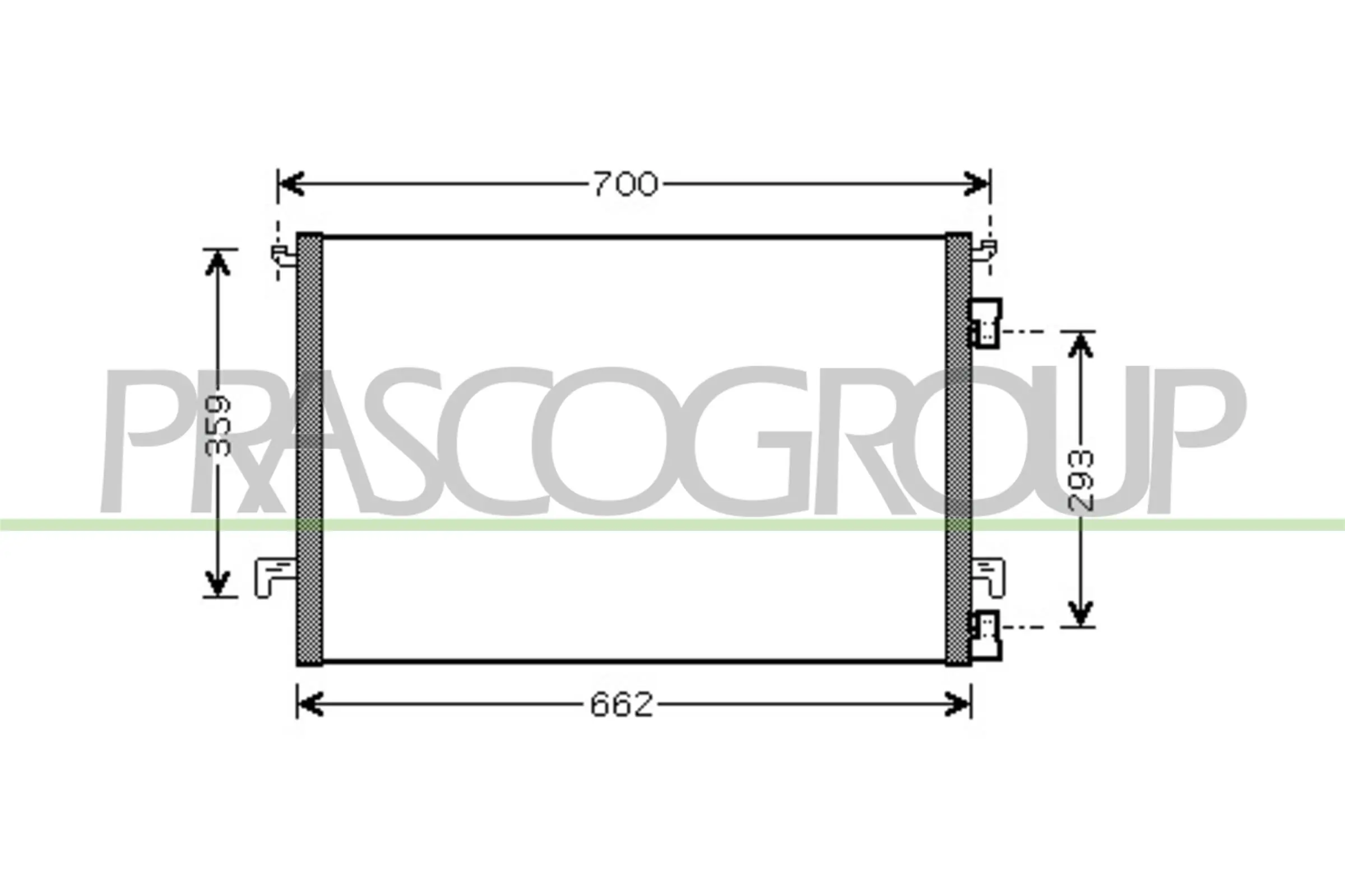Radiador de aparelho de ar condicionado Fiat/Alfa/Lancia 24419327 preço, a partir de 88,53 USD