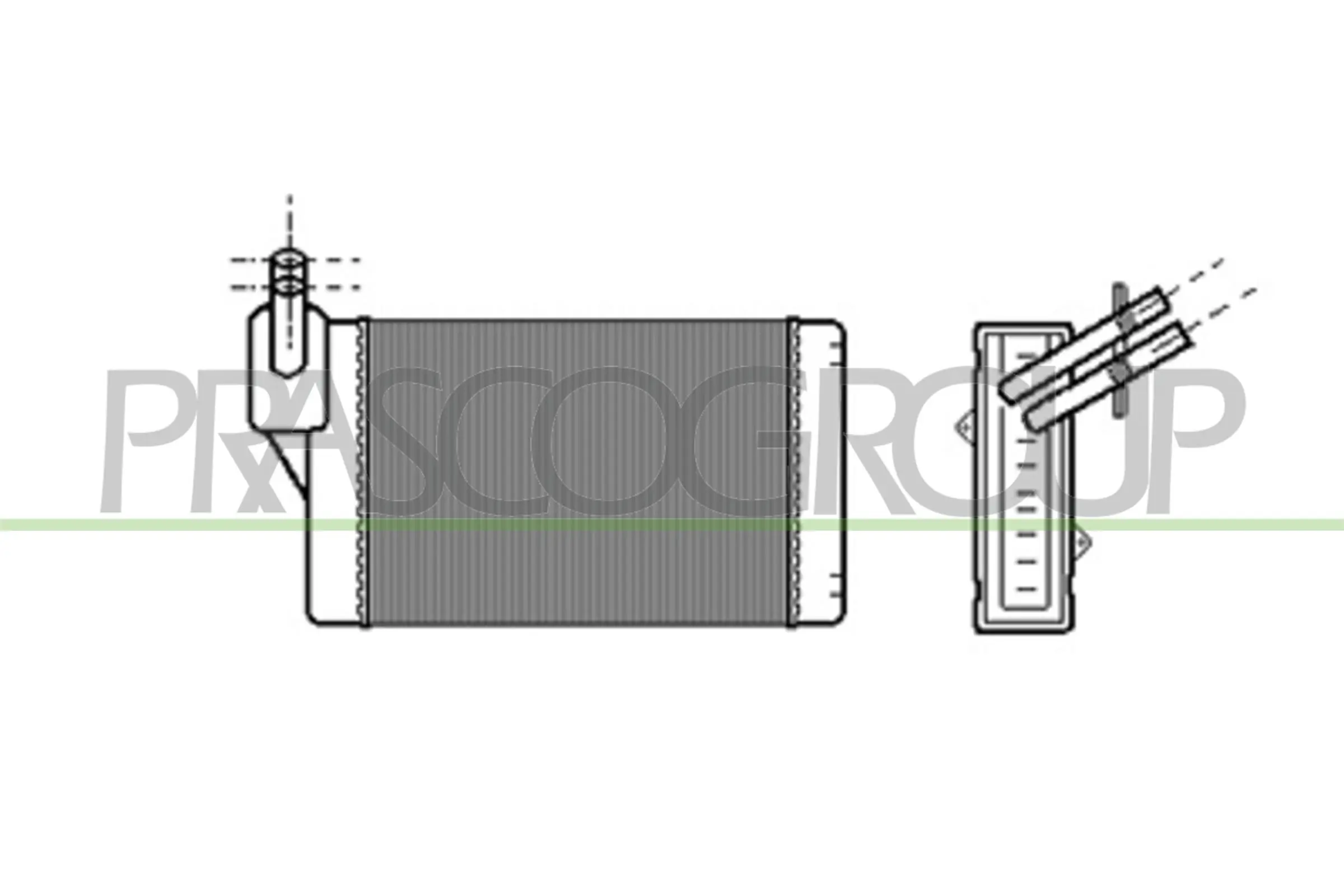  Radiador de forno (de aquecedor) Volkswagen Polo III hatchback (6N2) (1999 - 2001) III