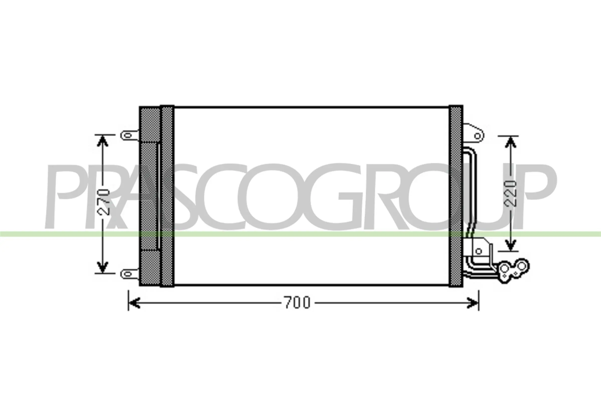 Radiador de aparelho de ar condicionado Peugeot/Citroen 1618099680 preço, a partir de 49,37 USD