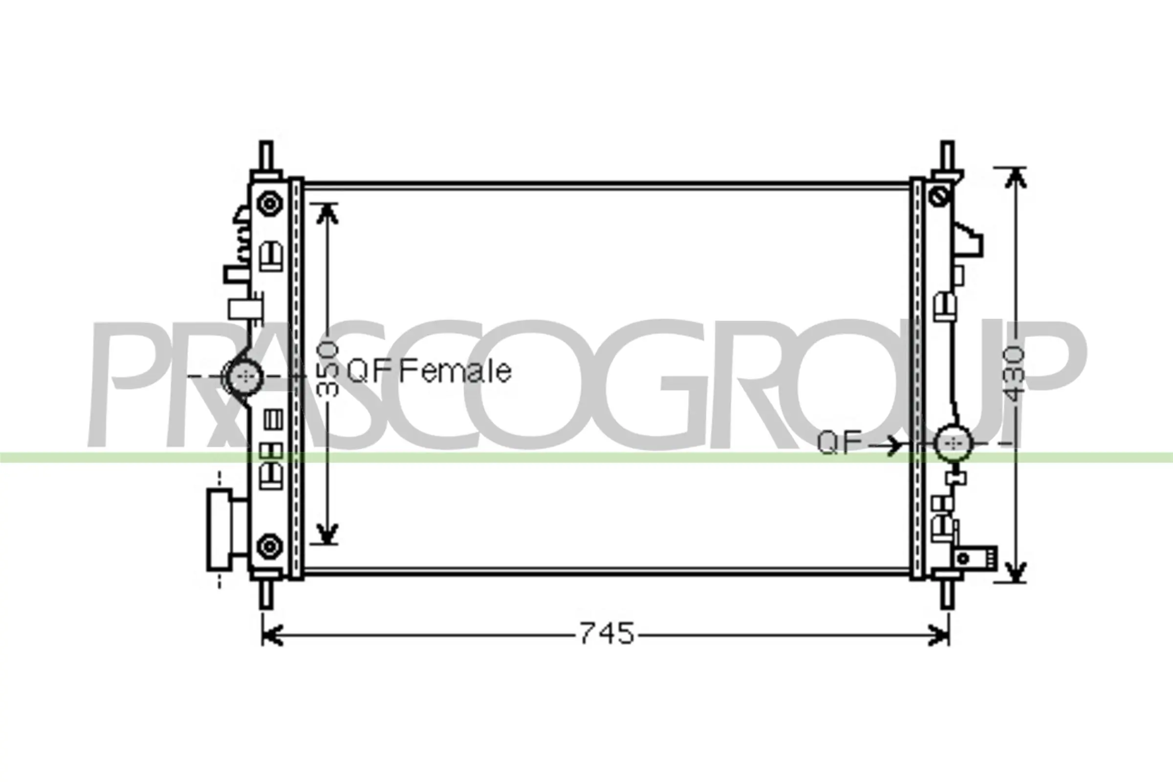 Radiador de esfriamento de motor General Motors 84154406 preço, a partir de 86,98 USD