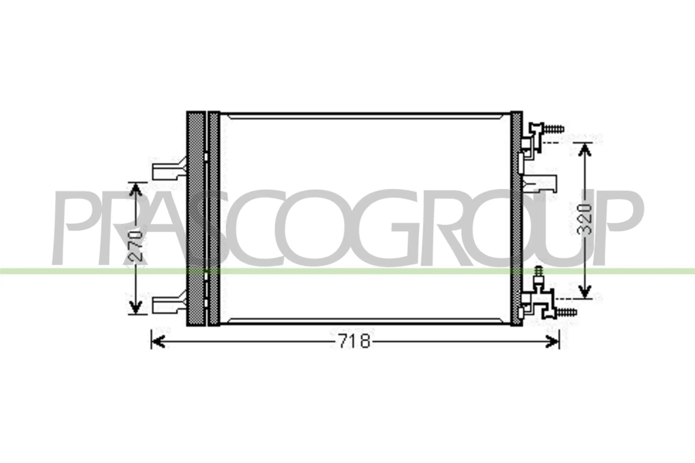 BC769 Magneti Marelli Radiador de aparelho de ar condicionado