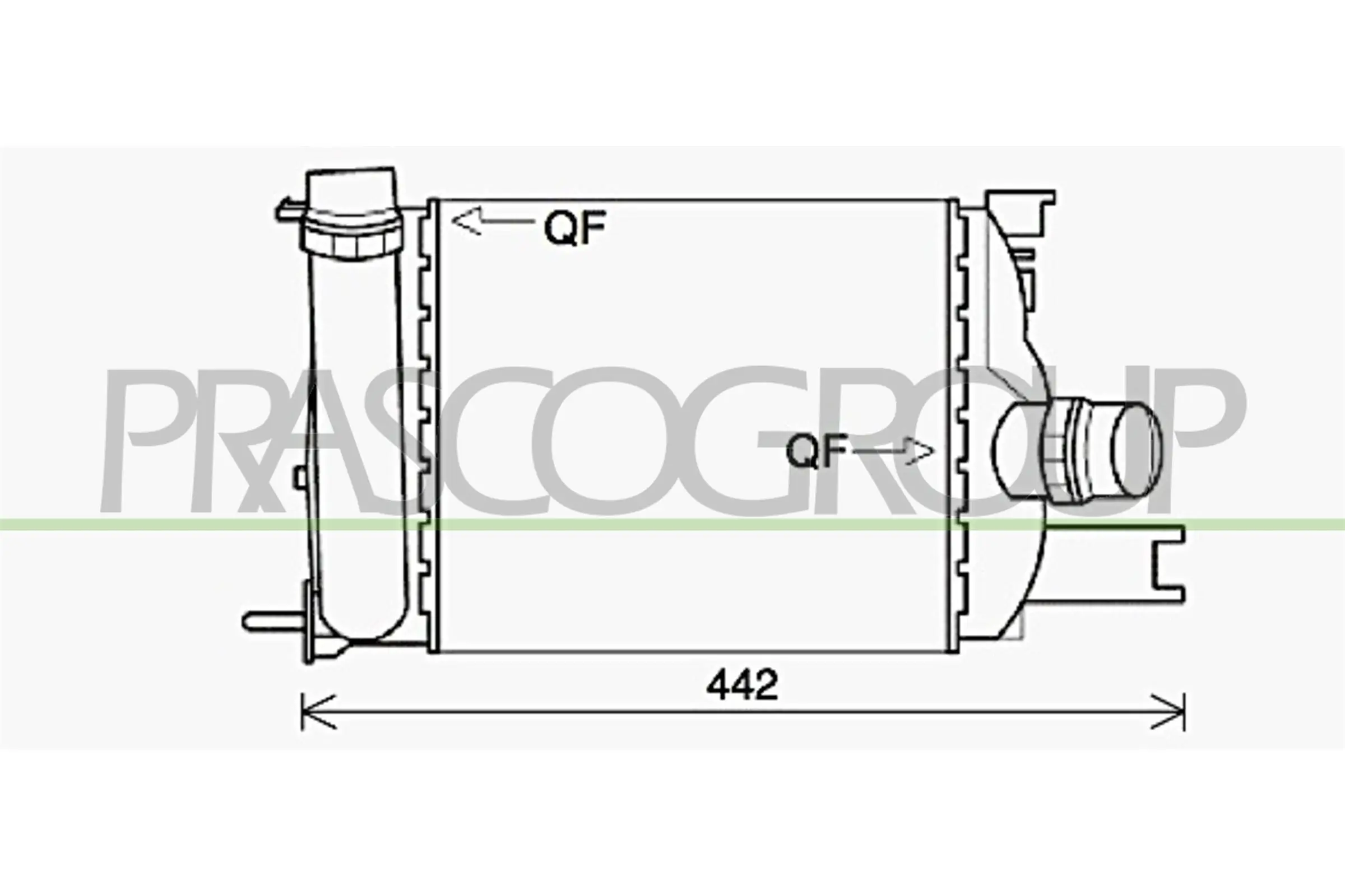  Radiador de intercooler Renault DUSTER II SUV (HM) (2017 - 2026) II