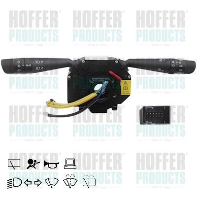 Compre 735521313 Fiat/Alfa/Lancia Comutador instalado na coluna da direção, montado