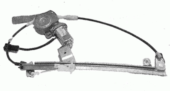 Mecanismo de acionamento de vidro da porta dianteira esquerda para Fiat Uno 146A