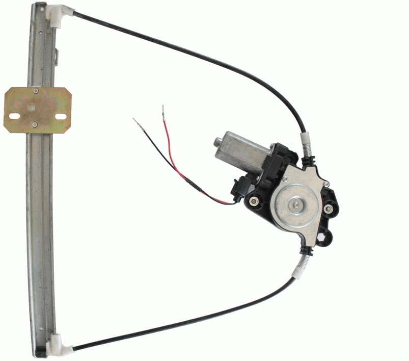  Mecanismo de acionamento de vidro da porta dianteira esquerda Seat Ibiza I hatchback (021A) (1984 - 1993) I