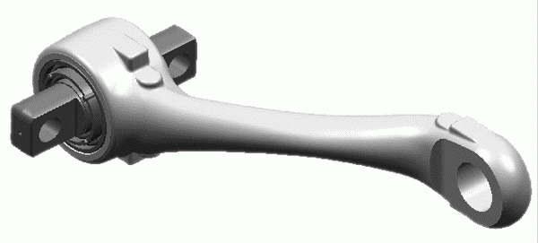 Braço oscilante de suspensão traseira transversal A0003301107 Mercedes