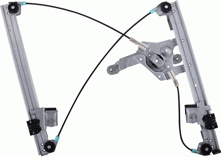 Mecanismo de acionamento de vidro da porta dianteira direita para Skoda Octavia 1U2