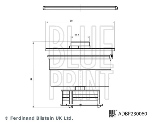 Filtro de combustível Blue Print ADBP230060 preço, a partir de 32,51 USD