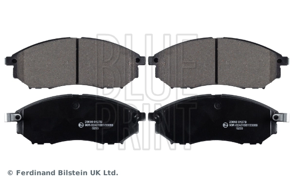  Sapatas do freio dianteiras de disco Nissan Qashqai +2 I SUV (J10) (2007 - 2014) +2 I