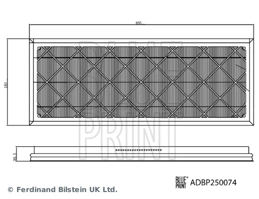 Filtro de salão Blue Print ADBP250074 preço, a partir de 81,19 USD