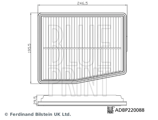  Filtro de ar KIA Sorento IV SUV (MQ4, MQ4A) (2020 - 2026) IV